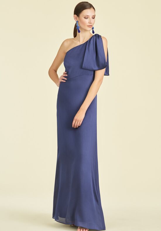 Sachin & Babi Chelsea Gown - Deep Cobalt One Shoulder Bridesmaid Dress - 1