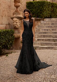 Moonlight Couture H1566B Mermaid and Trumpet Wedding Dress