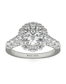 Blue Nile Round Cut Engagement Ring