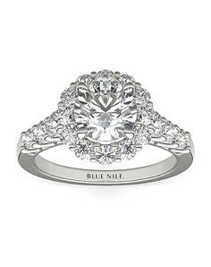 Blue Nile Round Cut Engagement Ring