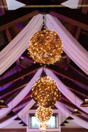 Rustic Branch Ball Hanging Chandeliers