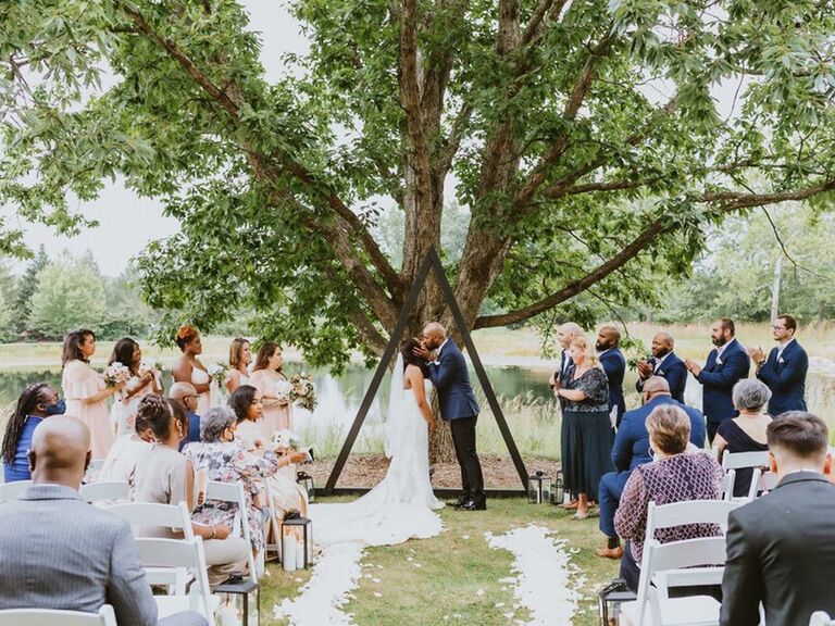 morton arboretum wedding ceremony