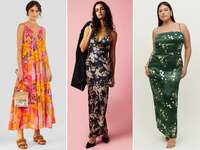Three gorgeous floral wedding guest dresses