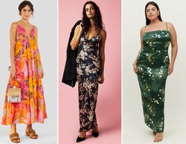 Three gorgeous floral wedding guest dresses