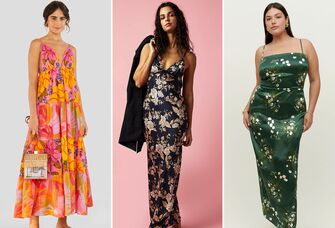 Three gorgeous floral wedding guest dresses