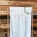 Seating Chart at Big Sky Barn Wedding