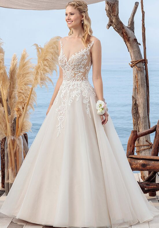 Beloved by Casablanca Bridal BL249 Coral A-Line Wedding Dress - 1