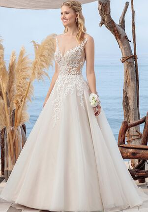 Beloved by Casablanca Bridal BL249 Coral A-Line Wedding Dress