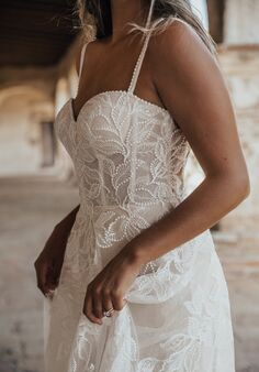 Essense of Australia D3465 A-Line Wedding Dress