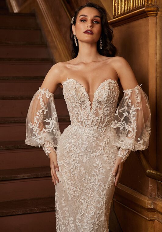Calla Blanche 122102 Bita Sheath Wedding Dress - 3