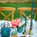Blue-and-Pink Table Settings