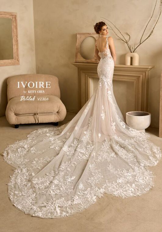 IVOIRE by KITTY CHEN DELILAH, V2308 Fit-and-Flare Wedding Dress - 2