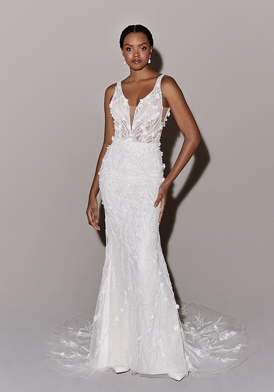 Justin Alexander Signature Euphoria Fit-and-Flare Wedding Dress - 1