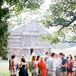 Guests Enjoying Charcuterie and House-Made Pickles During Cocktail Hour