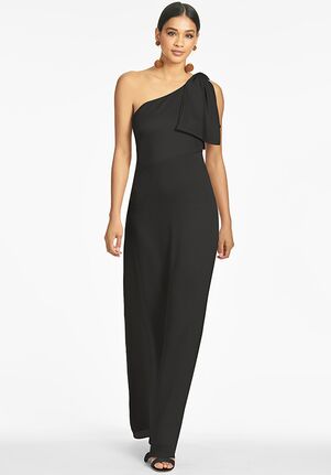 Sachin & Babi Chelsea Gown - Black One Shoulder Bridesmaid Dress