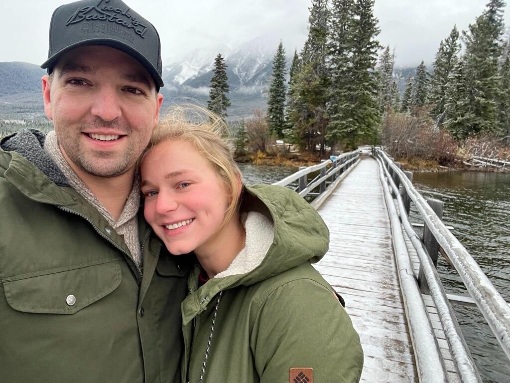 Tyler was born and raised in Melfort, Saskatchewan, and Jane was born in Dryden, Ontario, but raised in the breathtaking mountains of Jasper, Alberta. Their paths crossed in 2021 at the Diavik Diamond Mine, where they spent years working together in the Arctic. Over time, their bond grew stronger as they navigated shift work, distance, and new job opportunities.