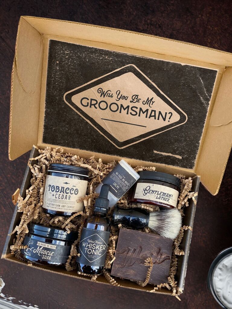 32 Groomsmen Proposal Boxes & Gift Ideas for Asking the Guys