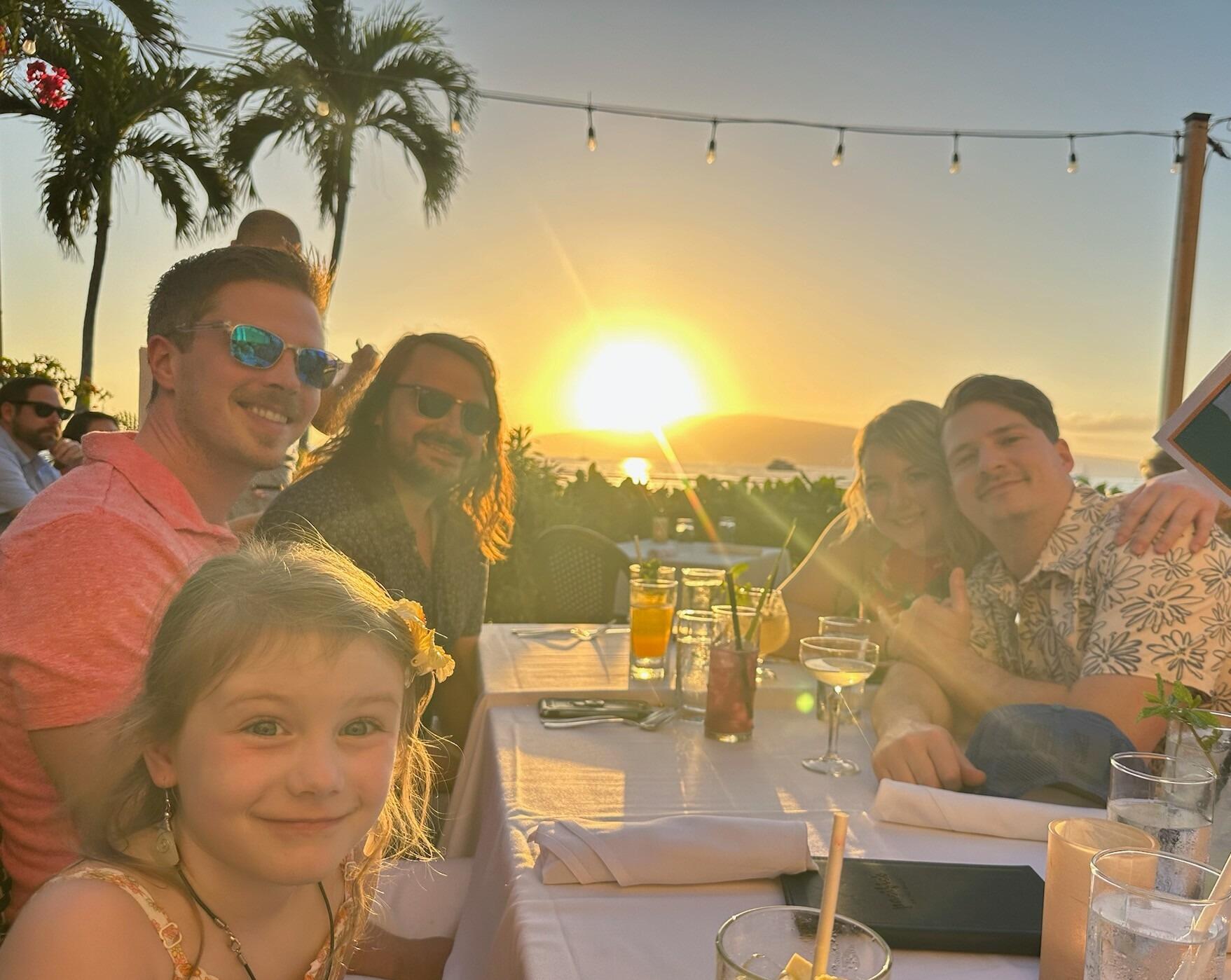 The Priers' first trip to Hawaii! The girls loved it.