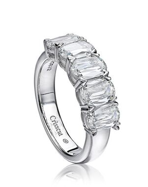 Christopher Designs Elegant Cushion, Emerald, Pear Cut Engagement Ring