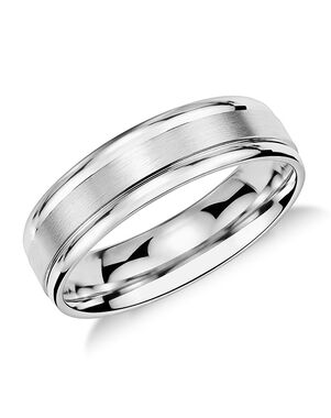 Blue Nile 601036P Platinum Wedding Ring