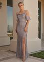 B2 Bridesmaids by Jasmine B253014 Off the Shoulder Bridesmaid Dress - thumbnail - 1