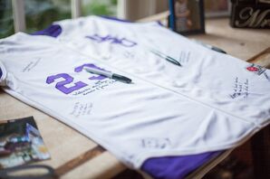 College Baseball Jersey Guest Book