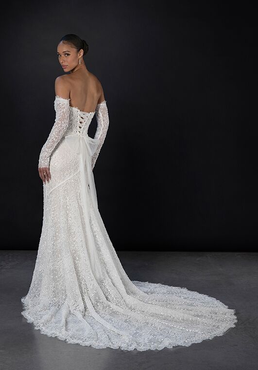 Martina Liana 1860 Column Wedding Dress - 4