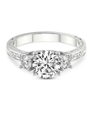 Friendly Diamonds Vintage Princess, Asscher, Cushion, Emerald, Pear, Radiant, Round, Oval Cut Engagement Ring
