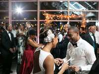 romantic final song with wedding guests
