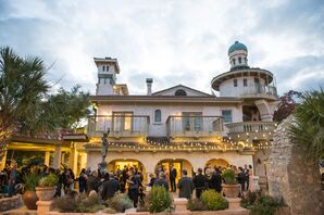Sunset Cocktail Hour at Villa Antonia in Austin