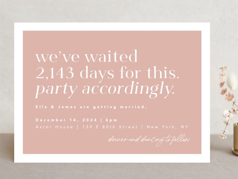 Funny Wedding Invitations For Couples With a Sense of Humor