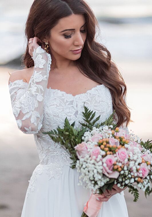 Essense of Australia D3332 A-Line Wedding Dress - 2
