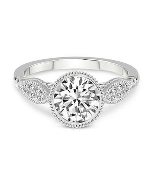 Friendly Diamonds Vintage Princess, Asscher, Cushion, Emerald, Marquise, Pear, Radiant, Round, Oval Cut Engagement Ring