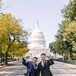 Couple Posing in Front of United States Capitol in Washington, DC