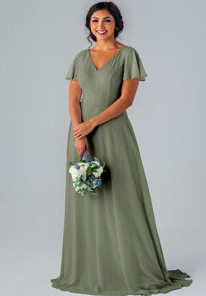 Kennedy Blue Katie V-Neck Bridesmaid Dress