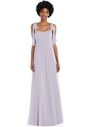 Dessy Group Convertible Tie-Shoulder Empire Waist Maxi Dress - 1564 One Shoulder Bridesmaid Dress - thumbnail - 1