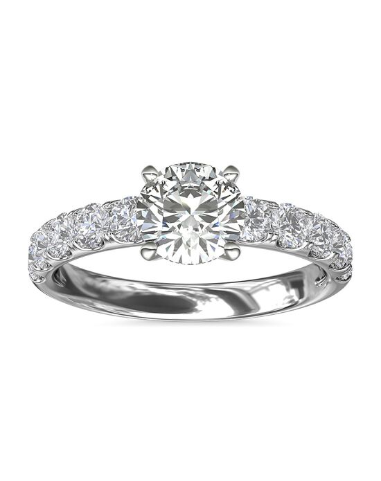 Blue Nile Round Cut Engagement Ring - 1