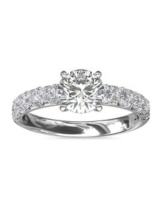 Blue Nile Round Cut Engagement Ring