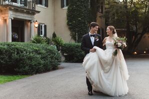 The Bride and Groom at Lord Thompson Manor