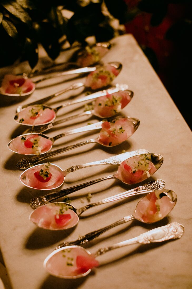 Formal Passed Appetizers on Spoons
