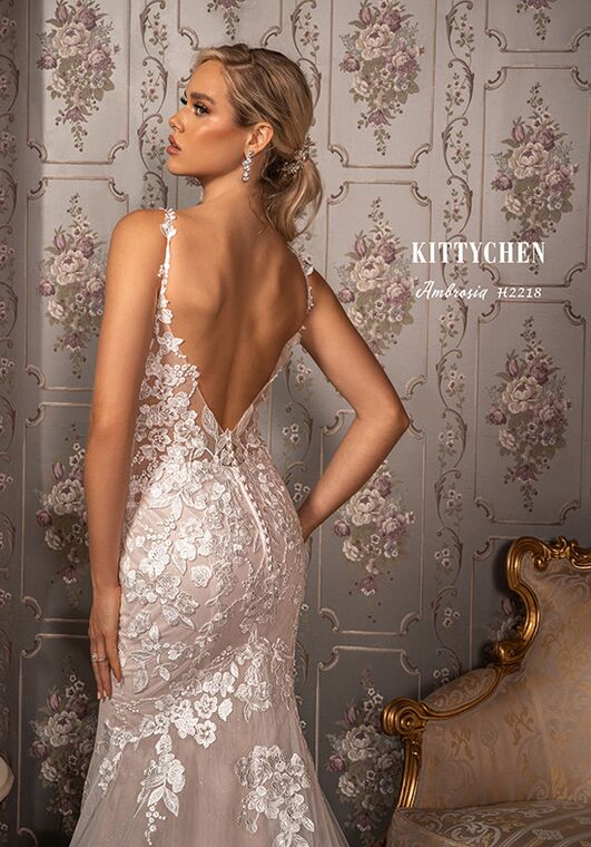 KITTY CHEN AMBROSIA, H2218 Fit-and-Flare Wedding Dress - 2