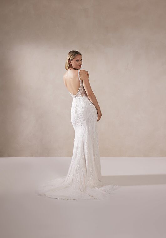Adore by Justin Alexander Lux Fit-and-Flare Wedding Dress - 3
