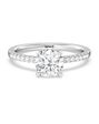 With Clarity Unique Princess, Cushion, Emerald, Heart, Radiant, Round, Oval Cut Engagement Ring - thumbnail - 1