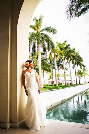 Romantic White Martina Liana Wedding Dress