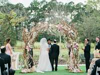 Jewish wedding ceremony 