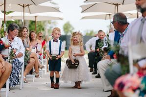 Vintage-Inspired Shorts and Suspenders Ring Bearer Look
