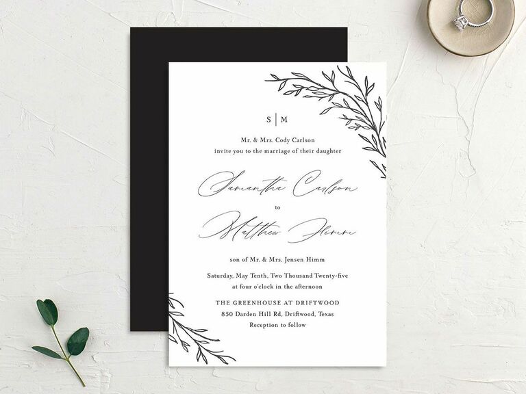 Casual & Formal Wedding Invitation Wording Examples