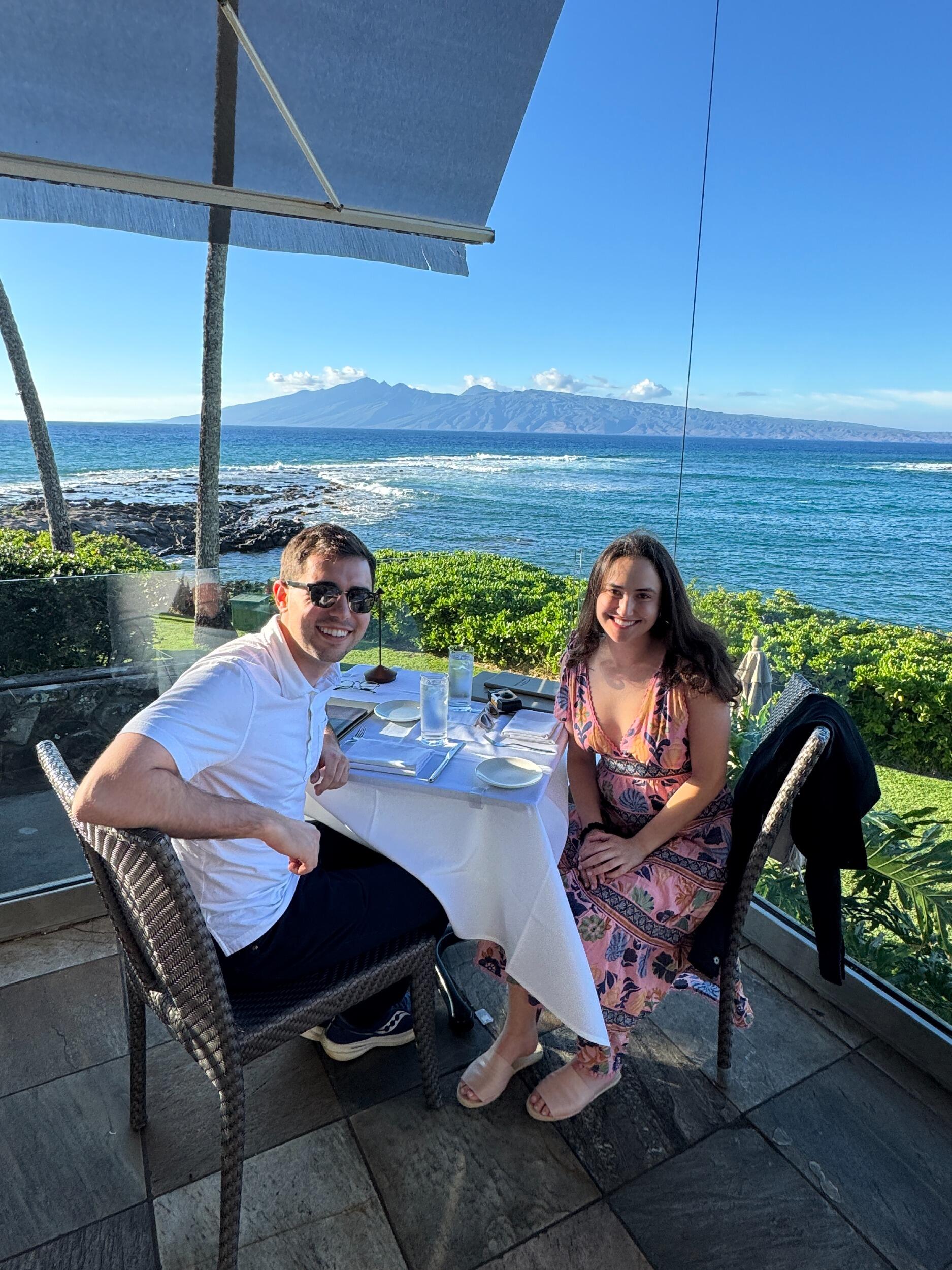 Hawaii trip! 
Lacey was CERTAIN he was going to propose at this amazing meal... (& of course we laughed about it on the drive back to our hotel)