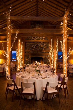 Simple, Romantic Reception at Devil's Thumb Ranch