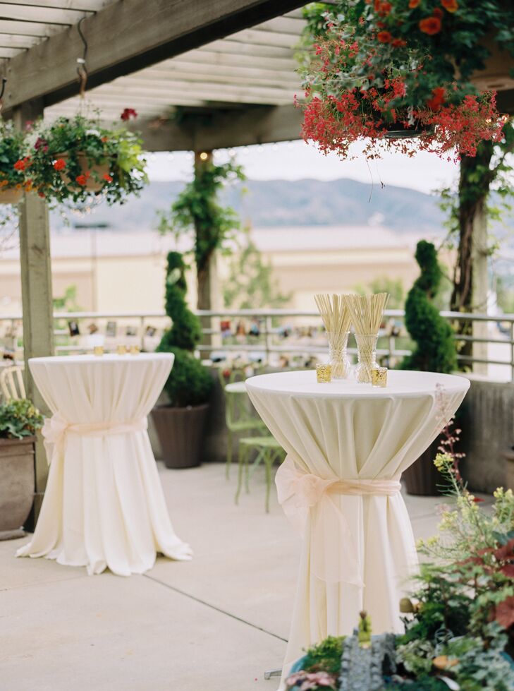White and Gold Cocktail Tables
